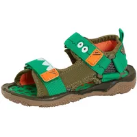 Jungen Neuheit Krokodil Sport Sandalen Säuglinge Kinder Einfach zu befestigen Croc Flach Offene Zehen Sommerschuhe, Grün - grün - Größe: 25 EU - 25 EU