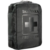 Tatonka First Aid Mini - Erste Hilfe Set mit Inhalt (u. a. mit Zeckenzange) - Für Outdoor, Wandern, Fahrradfahren etc. - Maße: 10 x 7 x 4 cm - schwarz