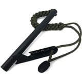 Ember Rock XXL Feuerstahl Feuerstarter - Riesiger Survival Ferrocerium Stab 152mm x 12,7mm - Paracord Lanyard mit Multi Tool Schaber