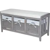 moebel-direkt-online möbel direkt online Sitzbank mit Kissen Helga