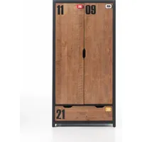 Vipack Kleiderschrank Alex 2-türig braun