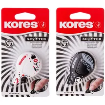 KORES KR84972 Korrekturroller, 8 m x 4.2 mm, schwarz/weiß