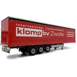 Pacton Schiebeplanenauflieger Klomp Design Modell von MarGe Models 1:32