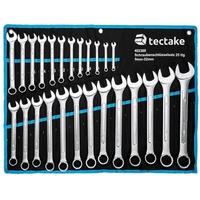 Tectake tectake® Schraubenschlüssel Set 25-tlg. - schwarz/blau