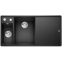 Blanco Axia III 6 S-F links anthrazit + Excenterbetätigung + InFino + Glasschneidbrett