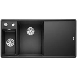 Blanco Axia III 6 S-F links anthrazit + Excenterbetätigung + InFino + Glasschneidbrett