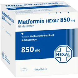 Metformin Hexal 850 mg Filmtabletten 30 St