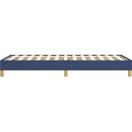 vidaXL Boxspringbettgestell 90 x 200 cm Blau