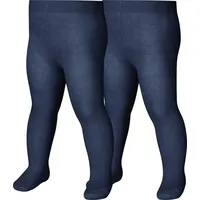 Playshoes Strumpfhose uni Doppelpack in Marine | Gr.: 50/56