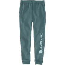 CARHARTT Tapered Graphic Jogginghose, - Hellblau/Weiß - S