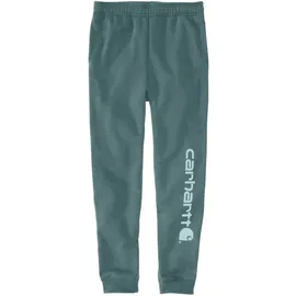 CARHARTT Tapered Graphic Jogginghose, - Hellblau/Weiß - S