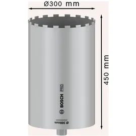 Bosch PRO Nassbohrkrone Diamantbohrer 300 x 450 mm 1 Stück