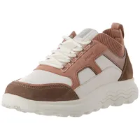 GEOX D Spherica C Sneakers, Off White Dk Rose,