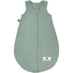 Julius Zöllner Sommerschlafsack Terra Musselin 0.5 TOG, gruen, 62