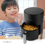 Nedis Heißluft Friteuse 3 l Timer: 60 min Anzahl voreingestellter Programme: 8 Digital - Schwarz