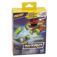 Nerf Rennbahn-Auto Nerf Nitro Fantasieszene - Motiv: Barrelslam rot