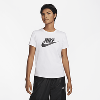 Nike Sportswear Essential Icon Futura T-Shirt Damen Weiß, L