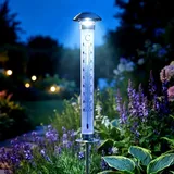 Spetebo Gartenthermometer XXL Silber 112