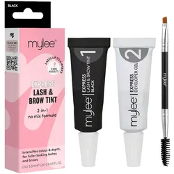 Mylee Express 2 in 1 Wimpern und Augenbrauen Farbe Augenbrauenfarbe   Schwarz 