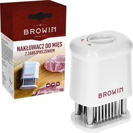 BROWIN Fleischzartmacher Steak Edelstahl Kunststoff Weiß