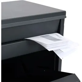 Mendler HWC-G80 Anthrazit inkl. Zeitungsfach