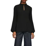 s.Oliver Plissierte Bluse - schwarz - 38