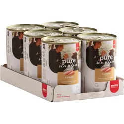 mera Pure Sensitive Truthahn Nassfutter für Hunde | Besonders für sensible Hunde geeignet | Hundefutter | Ohne Getreide 2.4 kg