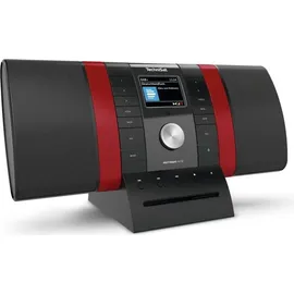 TechniSat MULTYRADIO 4.0 SE, Schwarz/Rot Internet Tischradio DAB+, UKW, Schwarz, Rot