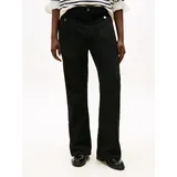 Tommy Hilfiger Curve Bootcut-Jeans CRV DNM BLACK BOOTCUT HW in großen Größen schwarz 48