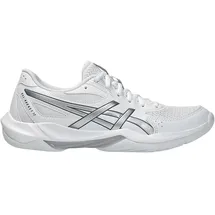 Asics GEL-ROCKET 12 Damen weiß, Größe 37 1⁄2 in Grau white/pure silver