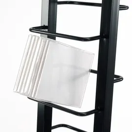 DESIGN DELIGHTS CD-Regal 138 x 20 x 12 cm Schwarz