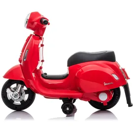 Lemodo Vespa Kinder Elektrofahrzeug Elektro Motorrad rot