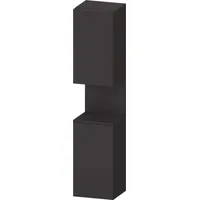 Duravit Qatego Hochschrank Graphit Supermatt, mit Nischenbeleuchtung × graphit