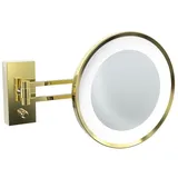 Decor Walther BS 36 Wandkosmetikspiegel LED Gold