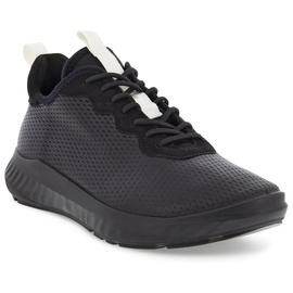 ECCO Damen ATH-1FW Sneaker, Black/Black/White, 36 EU - 36 EU