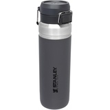 Stanley Quick Flip 1.06L - Hält 18+ Stunden Kalt - Wasserflasche BPA-Frei - Spülmaschinenfest - Druckverschlussdeckel - Thermosflasche Auslaufsicher - Charcoal