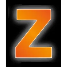 CONACORD Klebebuchstabe Z Reflektierend 8 cm Orange