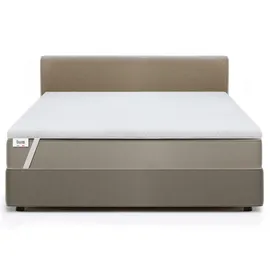 11.11 srls The White stone Topper Memory Foam für Doppelbett 155x200