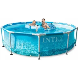 Intex Beachside Metal Frame Pool Set 305 x 76 cm inkl. Filterpumpe