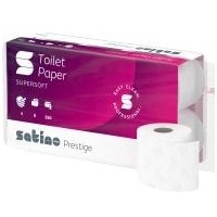 Satino by wepa Toilettenpapier prestige 4-lagig, 72 Rollen
