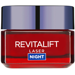 L’Oréal Paris, Gesichtscreme, L’Oréal – Revitalift Laser Advanced Anti-Ageing Care Night Cream 50 ml (50 ml, Gesichtscrème)