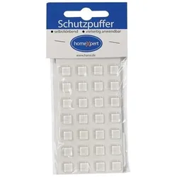 Schutzpuffer Clear 10mm Ku.transp.Quadrat selbstkl.