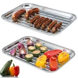 bremermann Grillschale 35 x 24,5 cm Edelstahl silberfarben