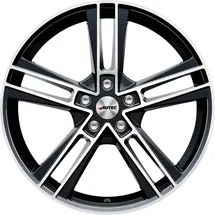 Autec Rias 8,5 x 20 5 x 108 ET45 Schwarz Metallic Poliert