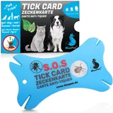 Bluepet Zeckenkarte mit Lupe Zeckenentferner 1 St