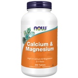 NOW Foods Calcium & Magnesium 2:1 Ratio, 250 Tabletten