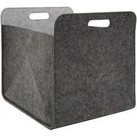 Dune Design Filz Aufbewahrungsbox 33 x 33 x 38 cm 1-tlg. Grau