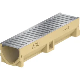 ACO Entwässerungsrinne Standardline Polymerbeton 0,5 m Blau