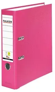 FALKEN Color Ordner pink Kunststoff 8,0 cm DIN A4