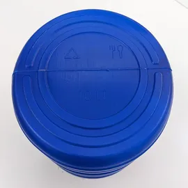 plasteo 10 Liter Weithalsfass Blau